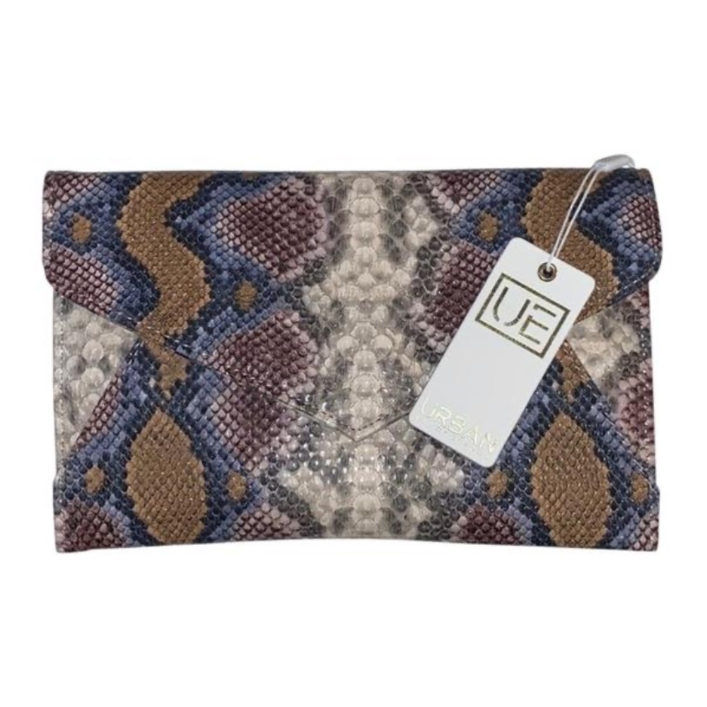 Urban Expressions Snake Print Clutch